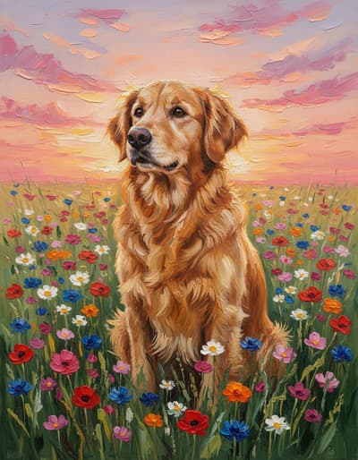 Sunset Meadow sample portrait
