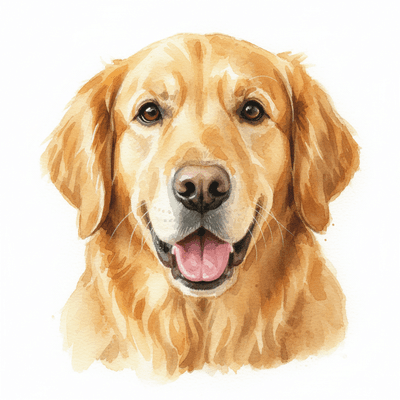 Watercolor Portrait sample portrait