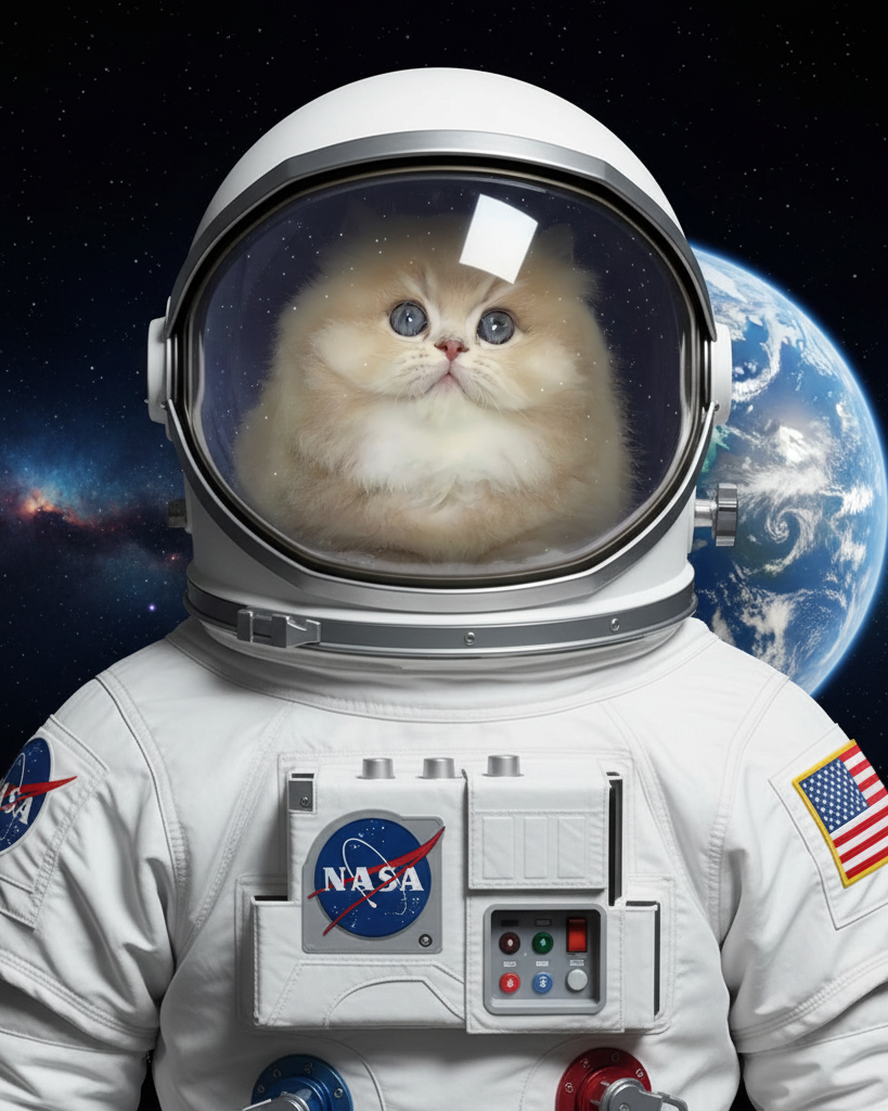 Astronaut Voyager sample portrait