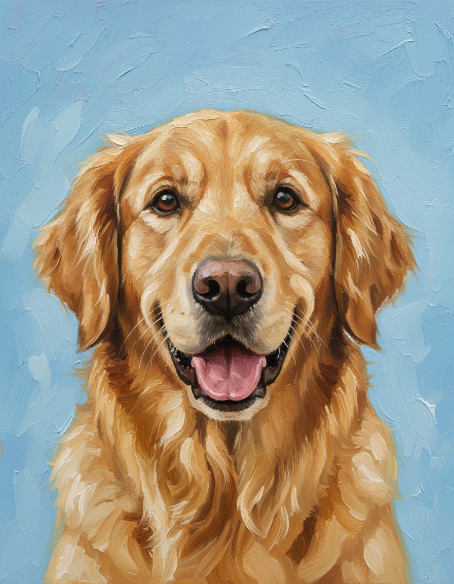 Modern Impressionist sample portrait