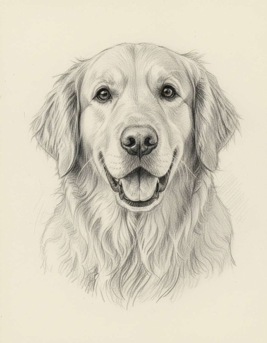 Pencil Sketch sample portrait