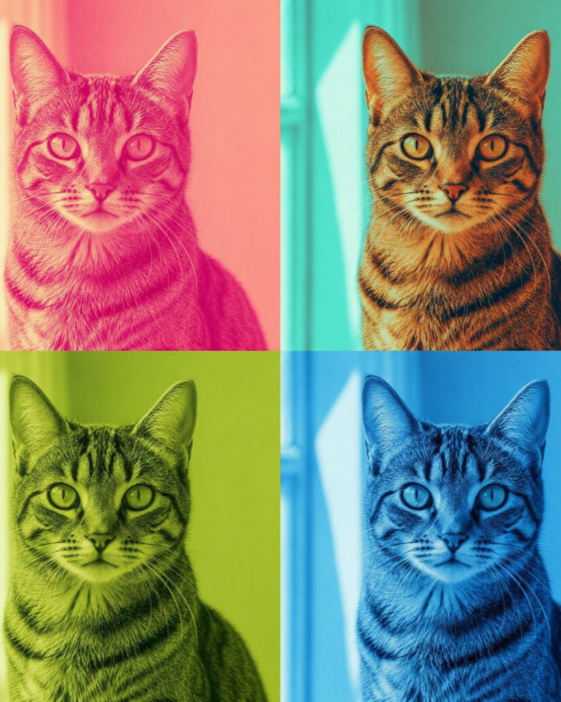 Pop Art Quad sample portrait